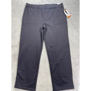 Mondetta Herringbone Straight Leg Pant Women XXL Black Herringbone Straight Leg